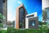 Master 3ds max , v-ray - 3D render house in the Forest