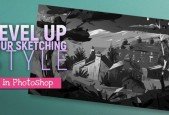 Level up your digital sketch style in Photoshop