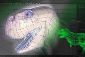 Maya Modeling Quadrilateral Based Dinosaur in 3 hours