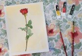 How to Paint Beautiful Watercolor Roses Step by Step