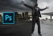 Digital Photoshop Compositing Turn Day Into Night