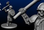 Sculpt 3D Printable Skeleton Warriors in Zbrush_2