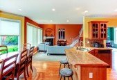 Paint on Wall Varnish on Wood in Interior Design