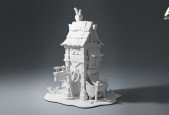 Learn Modeling Stylized Castle props in Blender