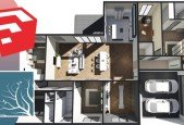3D Architectural Floor Plan Rendering With Sketchup Lumion