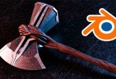 Blender- create Thor Stormbreaker from start to finish