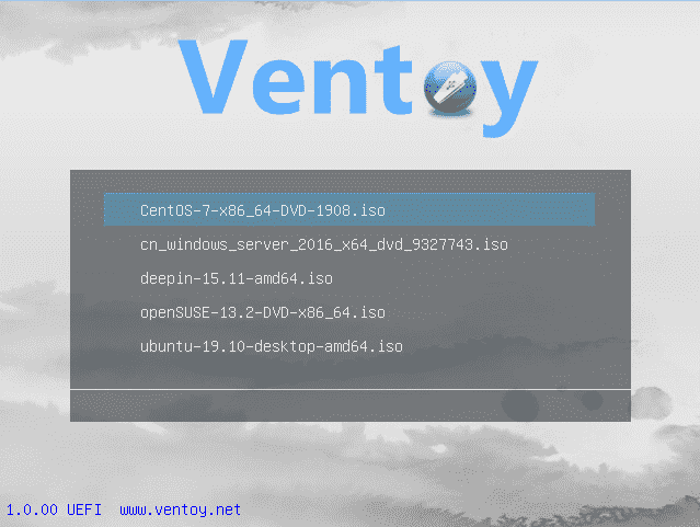 开源U盘启动制作工具Ventoy v1.0.58